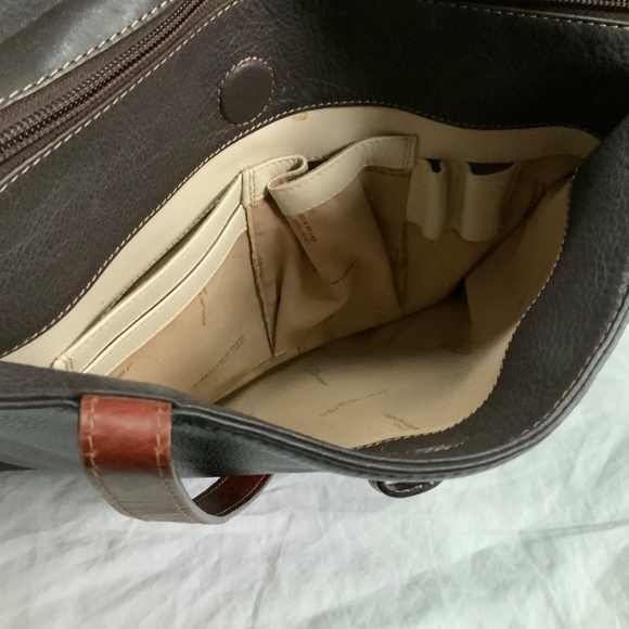 Derek Alexander Brown Leather Shoulder Bag - Picture 7 of 10